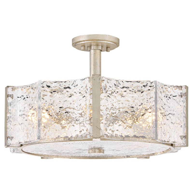 Florian 5 - Light Semi Flush Mount, Silver