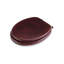 Flexi-Fix Wooden Toilet Seat - Adjustable Hinges with Top & Bottom Fixings Included and Rust Free Chrome Plated Hinge Covers, Antibacterial Treated Surface-260527779