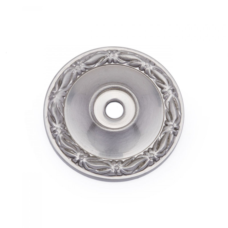 Contre-plaque à bouton plat BP Series, Nickel satiné
