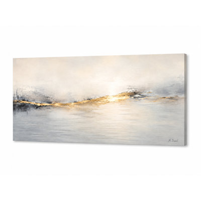 Art mural sur toile lumineux abstrait