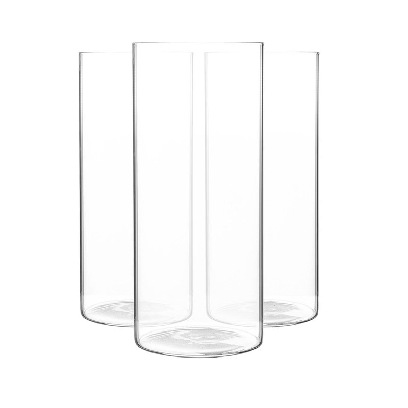 Argon Tableware - Glass Scandi Storage Jar - 1.5 Litre - Set of 3