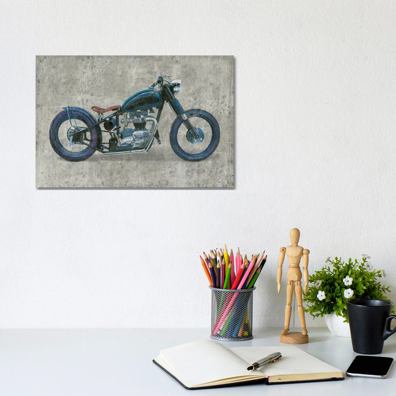 Lets Roll I Grunge by James Wiens - 1 Piece Wrapped Canvas Wall Art, 20.32 cm H x 30.48 cm W