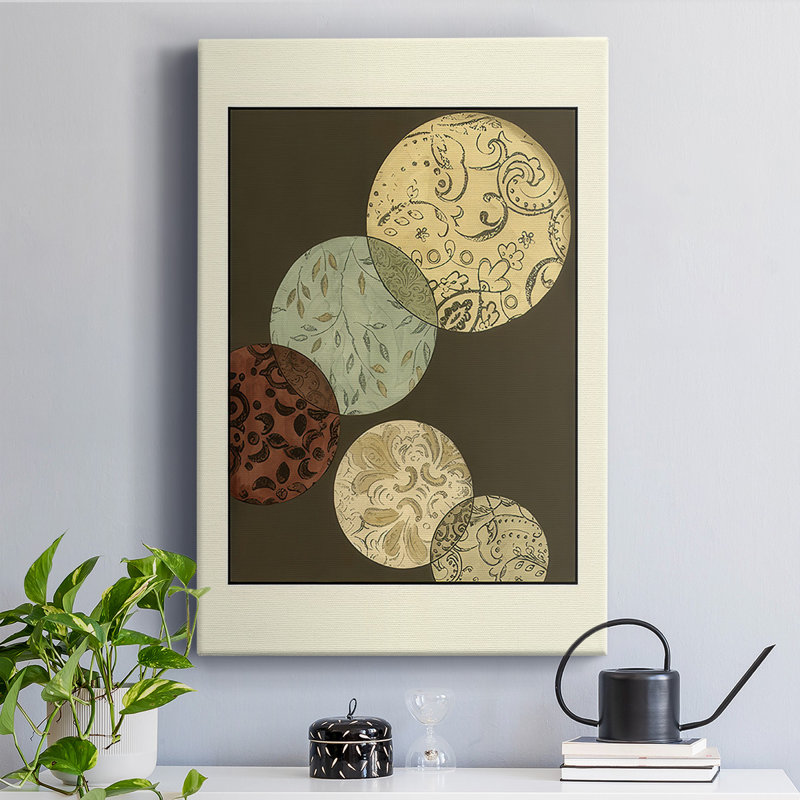 Small Pattern Composition I On Canvas Print, 12'' H x 8'' W