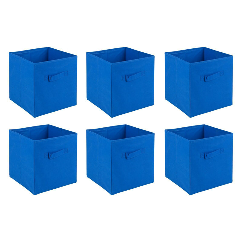 Rebrilliant Fabric Box, Dark Blue