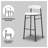 Larue Bar Stool Upholstered In Leather With Powder-Coated Stainless Steel Base Larue Series-1280458694