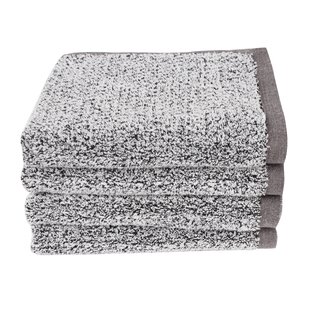 Common Thread Tan and White Bath Towels and Hand Towels Eco