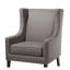 Chaise d'appoint avec accoudoirs à oreilles