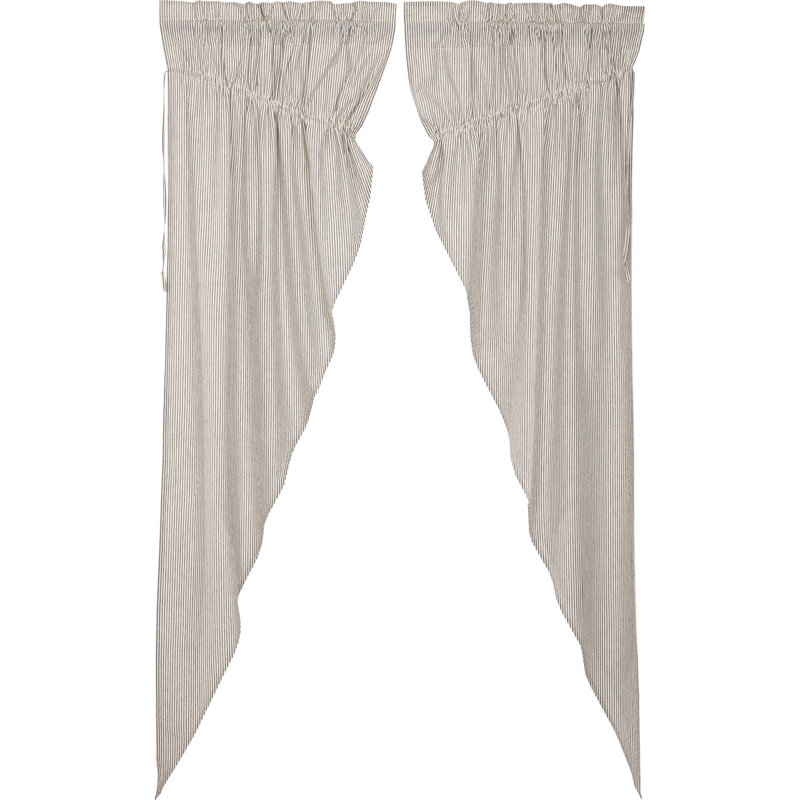 Peltier 100% Cotton Room Darkening Curtain Panel Pair, 36" W x 84" L