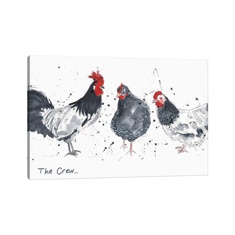 The Crew by Michelle Campbell - Wrapped Canvas Painting, 66.04cm H x 101.6cm W x 1.91cm D