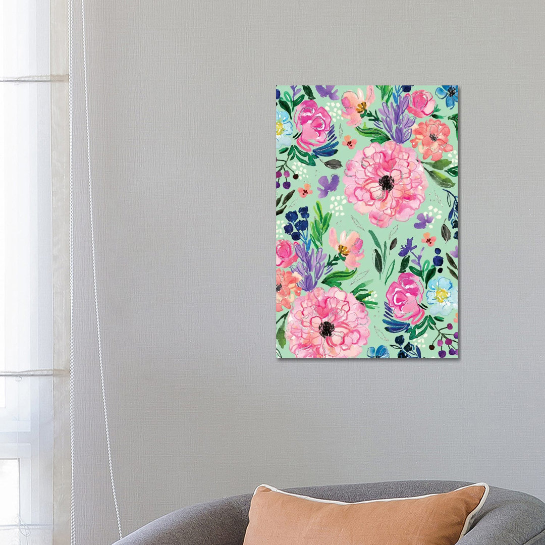 Blooms by Joy Ting - Wrapped Canvas Gallery-Wrapped Canvas Giclée