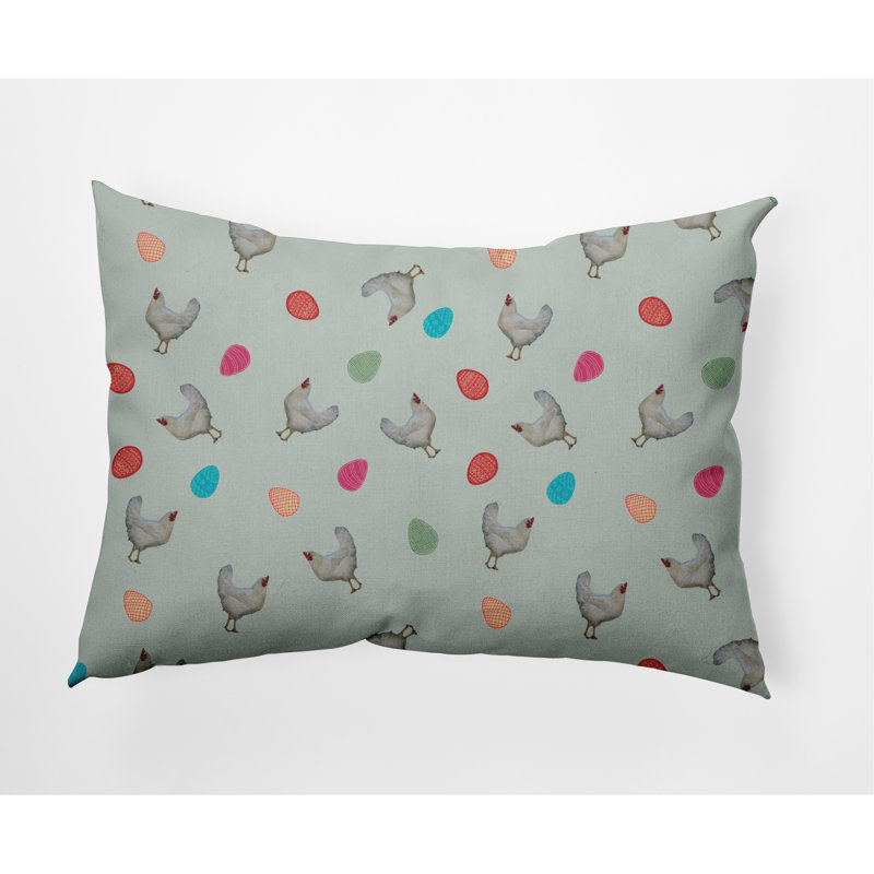 Reversible Throw Pillow, Breezeway Green
