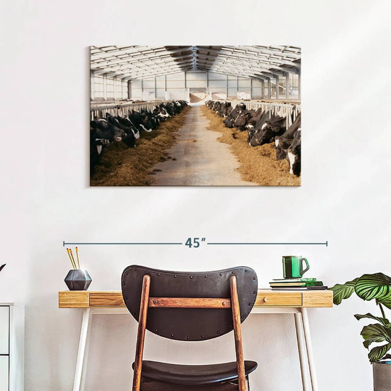 Barn Cows, 24" H x 36" W