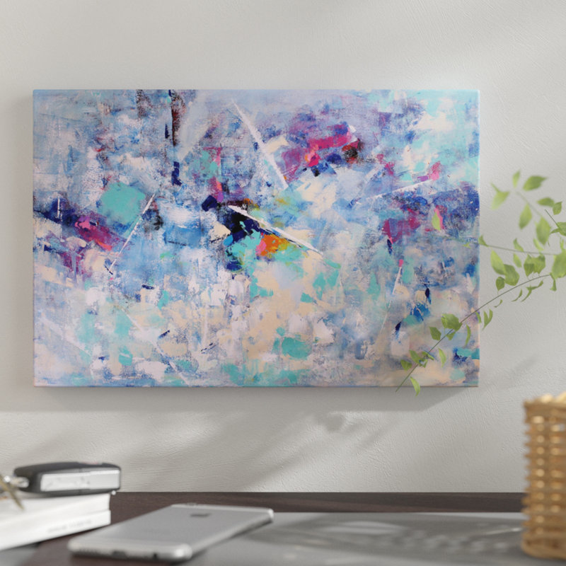 « melody ii », reproduction sur toile, H 12 po x l 18 po x P 1,5 po, Pas de tapis, Toile tendue