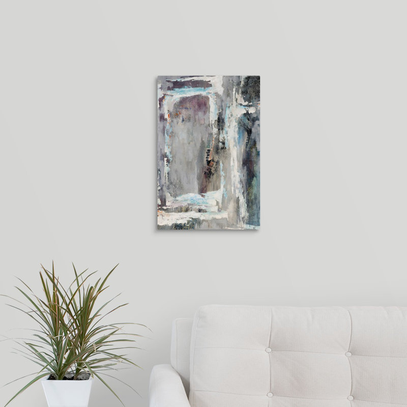 « diversifié », peinture sur toile, H 18 po x l 12 po x p 1,25 po, Toile tendue