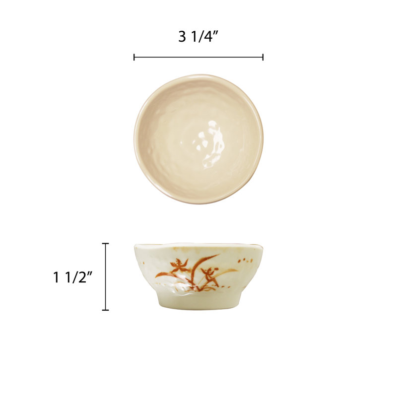 Orchid Melamine 3.25" Saucer