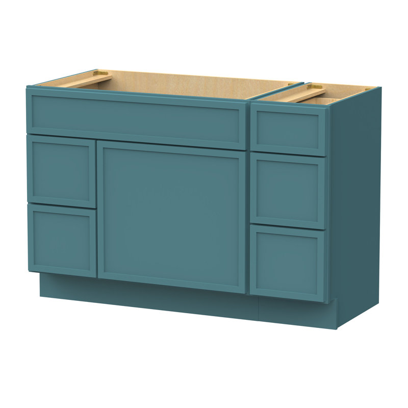 48'' Single Bathroom Vanity Base Only, Teal