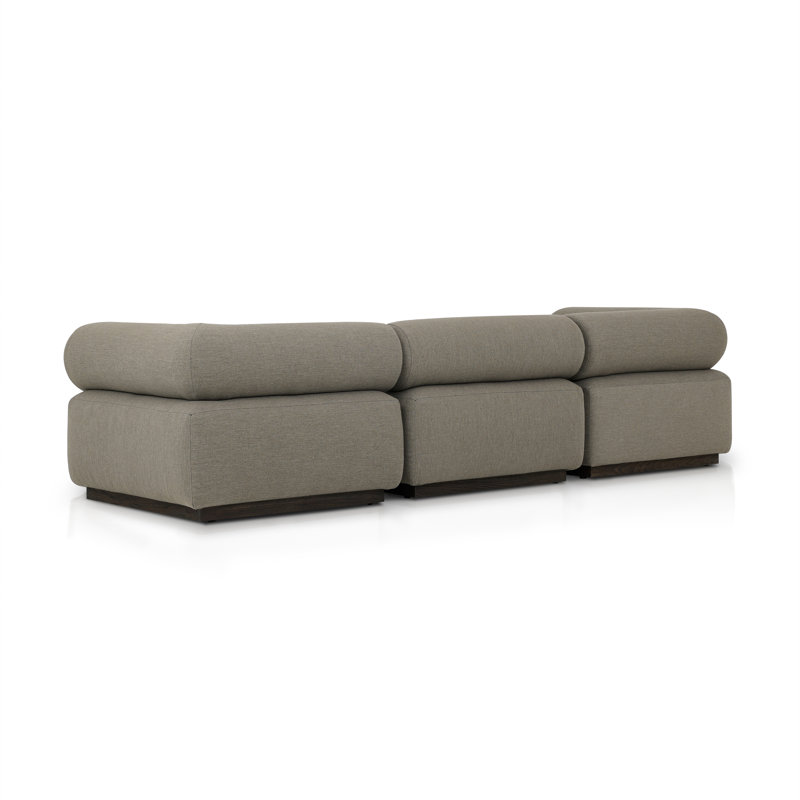 Lenox Modular Sectional, Brown Polypropylene/Olefin