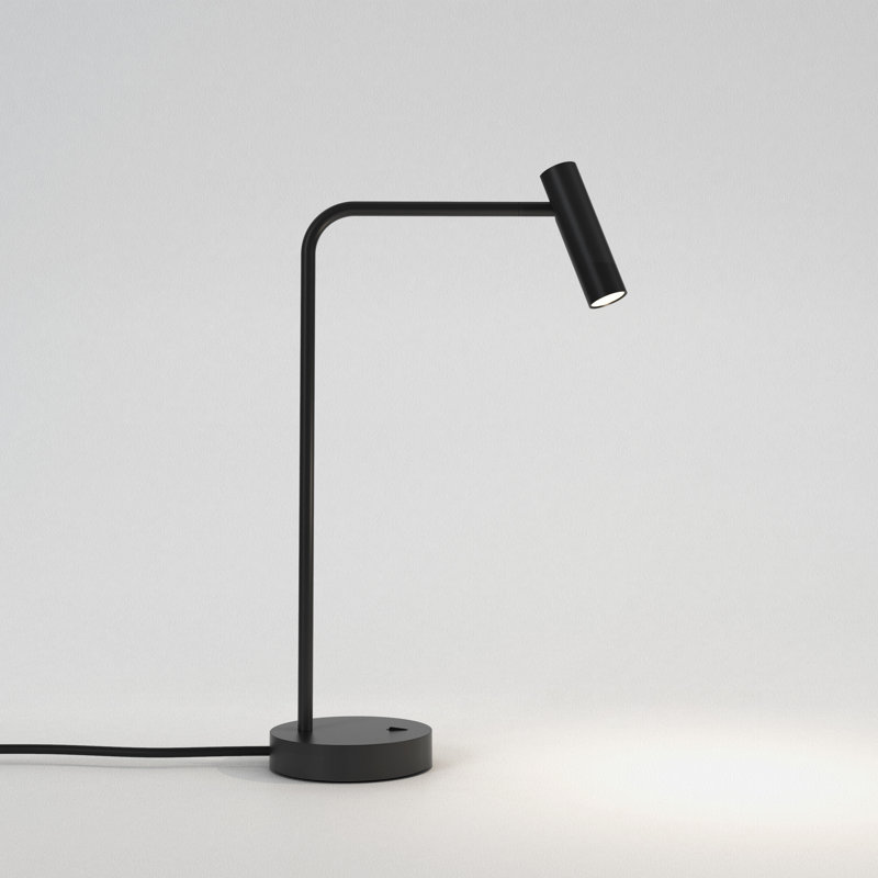 Enna LED Desk Table Lamp, Matt Black