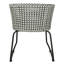 Fauteuil d'extérieur en rotin tissé Luna-410816254