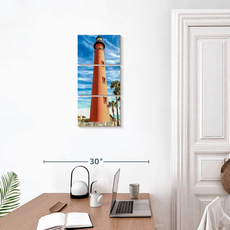 Ponce De Leon Lighthouse, 27" H x 12" W