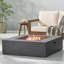 Réservoir de table de feu 50 000 - Foyer extérieur, sans assemblage, réservoir de foyer gris foncé, plus foncé