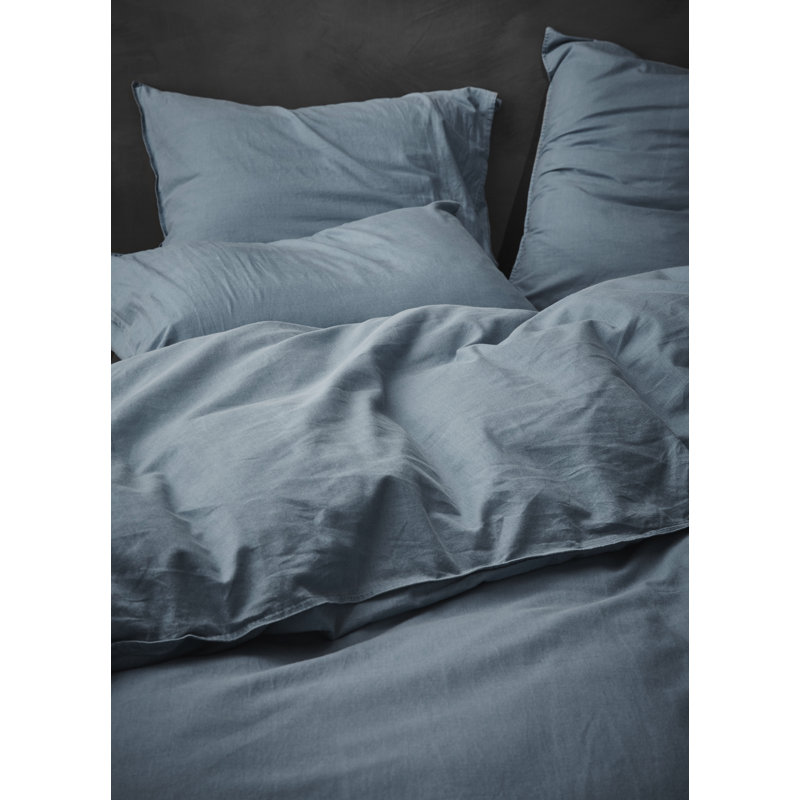 Guy Duvet Cover Set, Single Duvet Cover + 1 Pillowcase (80 x 80cm), Blue