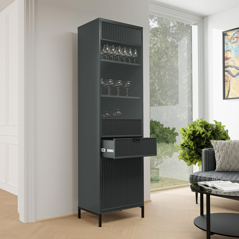Crowden Display Cabinet, Green/Greenstone