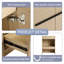 Base de meuble-lavabo simple 24 po seulement