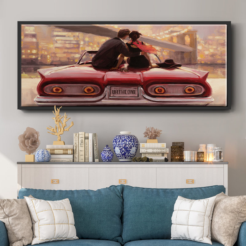 You Are The One- Framed Canvas, 24" H x 60" W