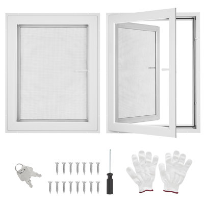 Fenêtre de toit coulissante 31 po x 40 po, fenêtre de sortie pivotante en verre trempé avec serrure de sécurité pour enfants, idéale pour le balcon, la cuisine et la salle de bain