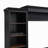 Farmhouse 4-Piece Entertainment Center With Bookshelf For Tvs, Walnut Tv Stand With Adjustable Shelves, Mid-Century Media Console With Wine Rack For Living Room-280572517