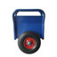 Chariot à panneau robuste, chariot à dalle, deux jolies poignées, pneus en caoutchouc solide de 10 po, super poids de 1000 lb, mouvement tout-terrain pour les panneaux de gypse épais et le matériau de la porte (bleu)-125784062