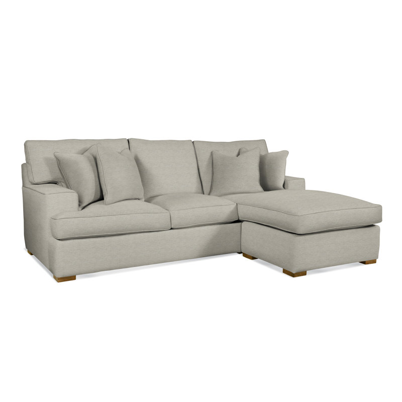 Sadie 97" Wide Reversible Sofa & Chaise with Ottoman, Basic Beige, 0317-85, Flax