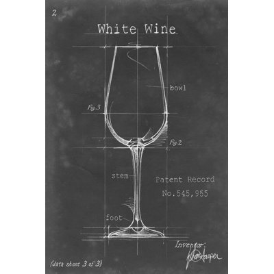 Barware Blueprint IV 1 Piece Painting