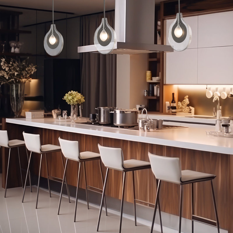 Veneto 1 - Light Pendant by Jason Hancock, Dark Smoke