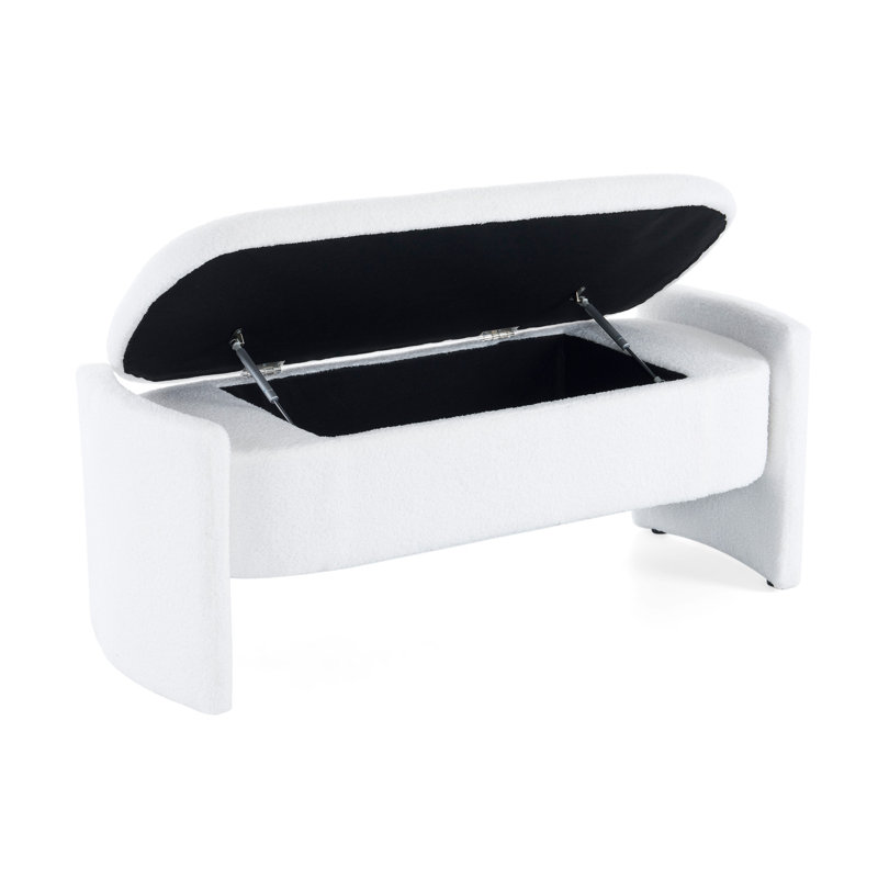 Graceful Hidden Storage Ottoman Bench For Versatile Home Use And Relaxation