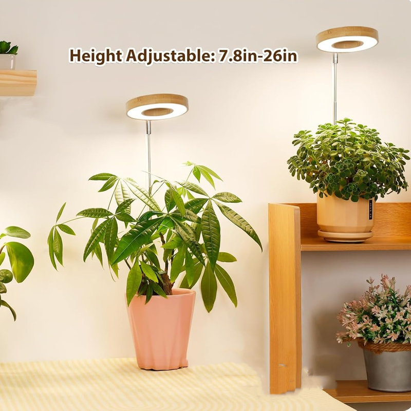 Bamboo Base Desktop Grow Light