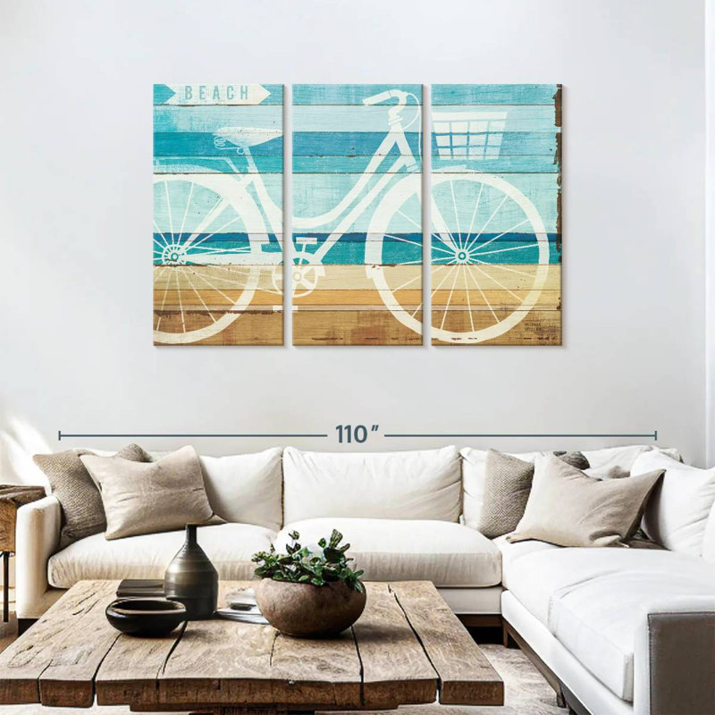 Mehar Beachscape Cruiser I, 48" H x 74" W