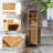 Lizania Bamboo Linen Cabinet-953718978