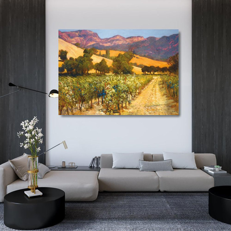 «Loon Peak®» par Craig, Philip, reproduction d'art sur toile tendue: Wine Country