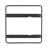 Gibbs 2 Piece Metal Tiered Shelf-62438825
