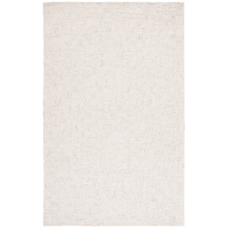 Tapis en laine et en coton touffeté à la main Maebel, Rectangle de 5 pi x 8 pi