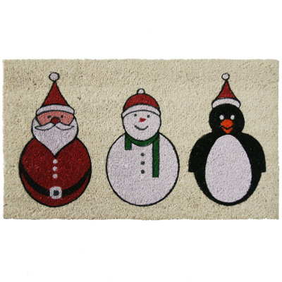 Hatwell Non-Slip Christmas Outdoor Doormat