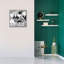  «Baroque» par Erin Clark, art mural sur toile, 26 po x 26 po