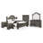 Adames Wood Bedroom Set with Bell-Shaped Headboard-87466470-87466471-124434936