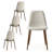 Jozwiak Upholstered Side Chair with Metal Legs-447763065