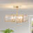 Kourtney 4-Light Farmhouse Modern Clear Glass Semi Flush Ceiling Light-1869264905