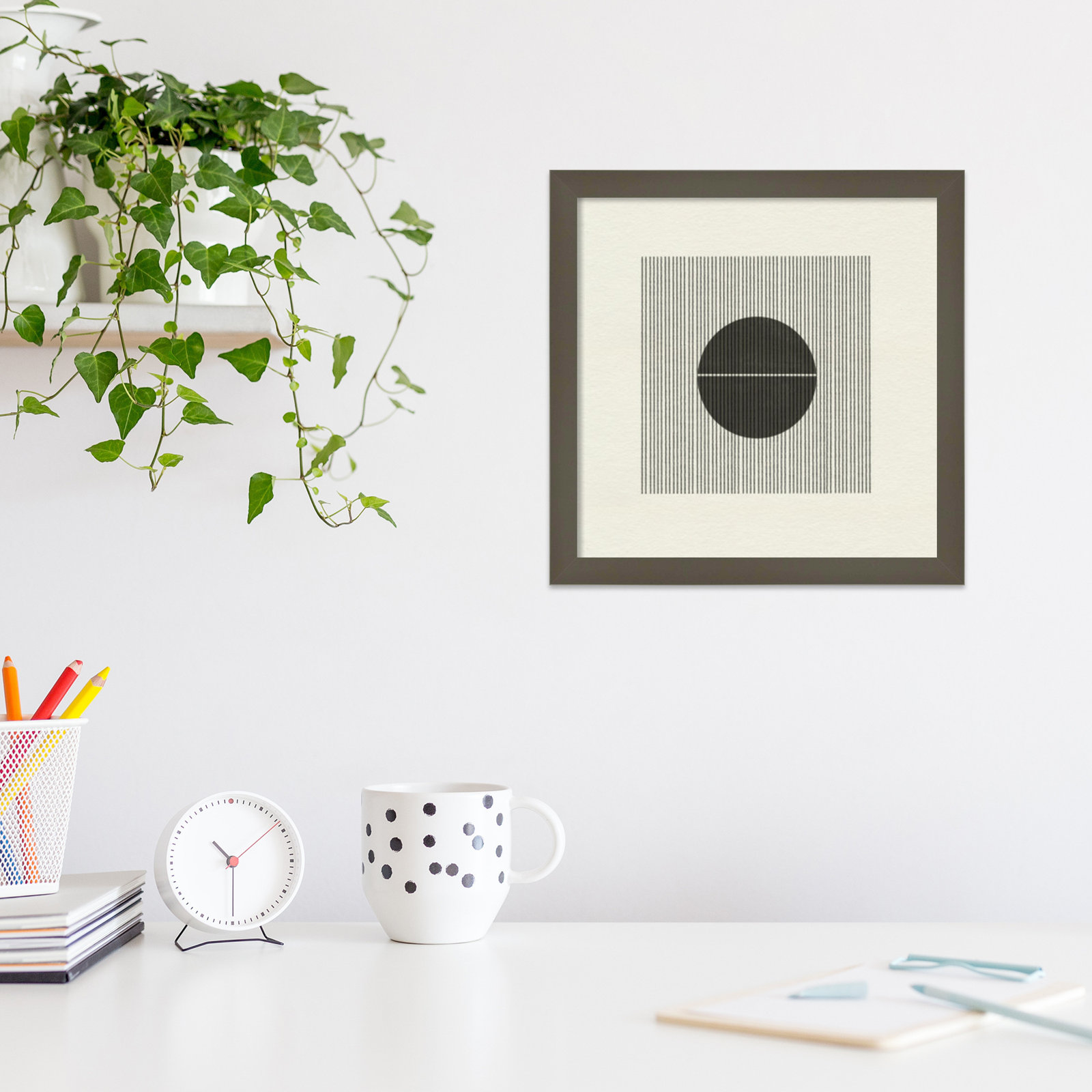 Paper Object No 5 by The Miuus Studio, 13" H x 13" W x 1" D, Gray