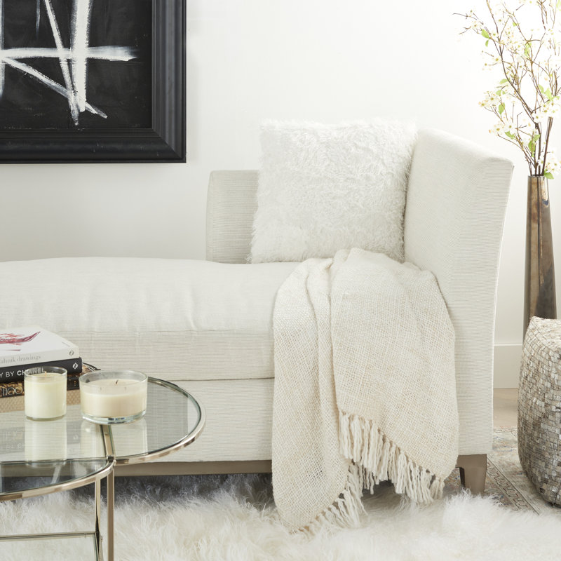 Throw Pillow, White