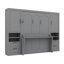 Lit escamotable Murphy avec grande armoire, tiroirs et étagères-563631729-563631731
